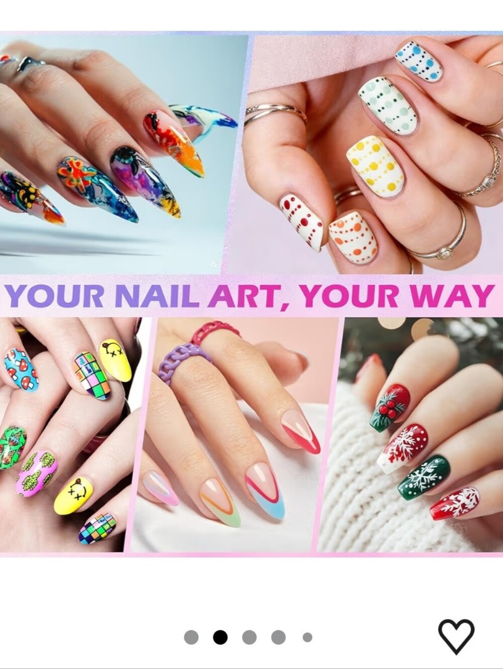 12-Pack Colorful Nail Art Marker Pens - Multicolor Set - Picture 2 of 8